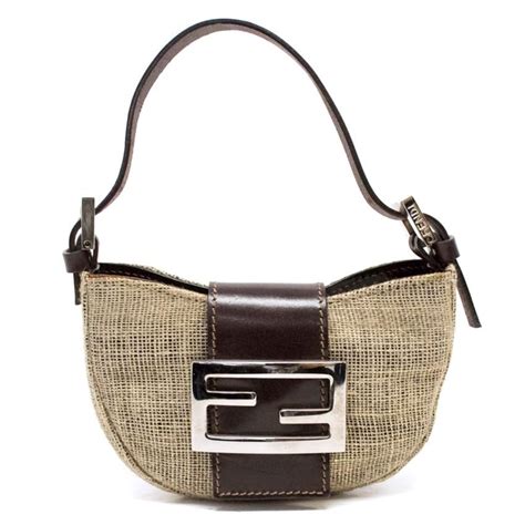 fendi croissant bag mini|history of fendi bags.